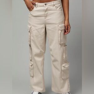 Beige Cargo Pants